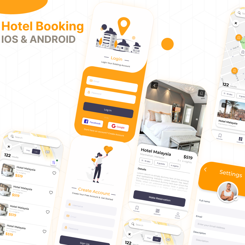 Hotel Booking App Screenshot